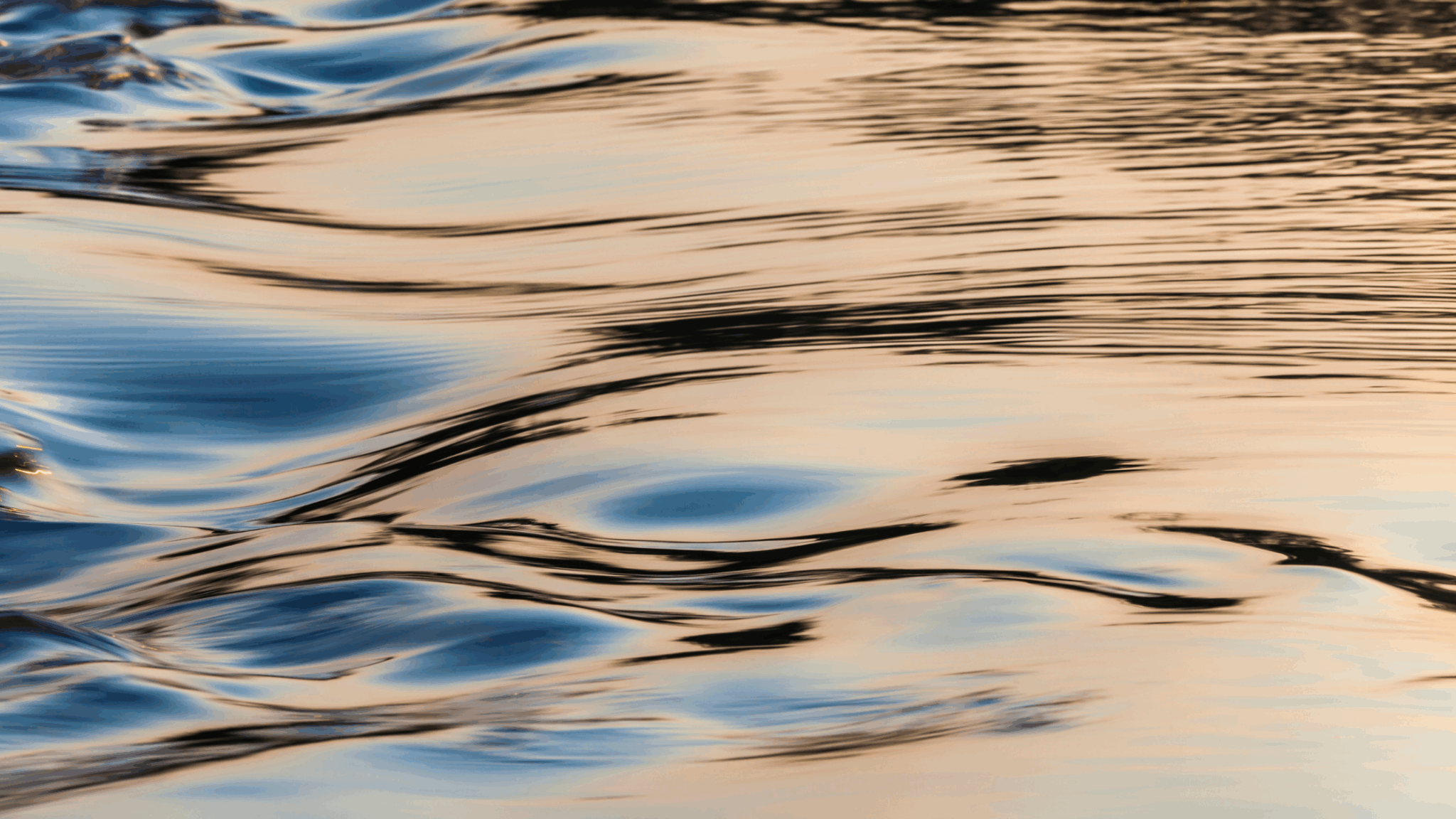 Ripples in water depicting a moment of reflection.